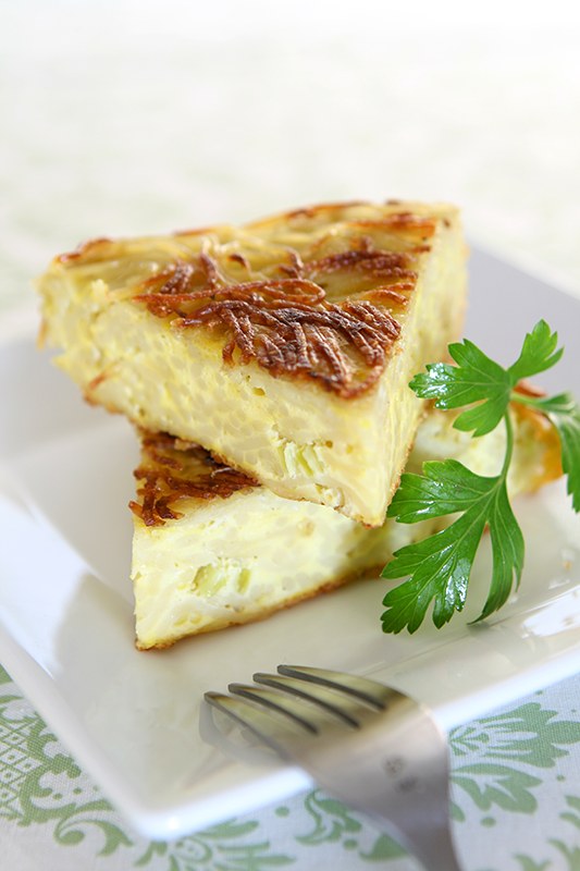 Frittata di spaghetti senza glutine