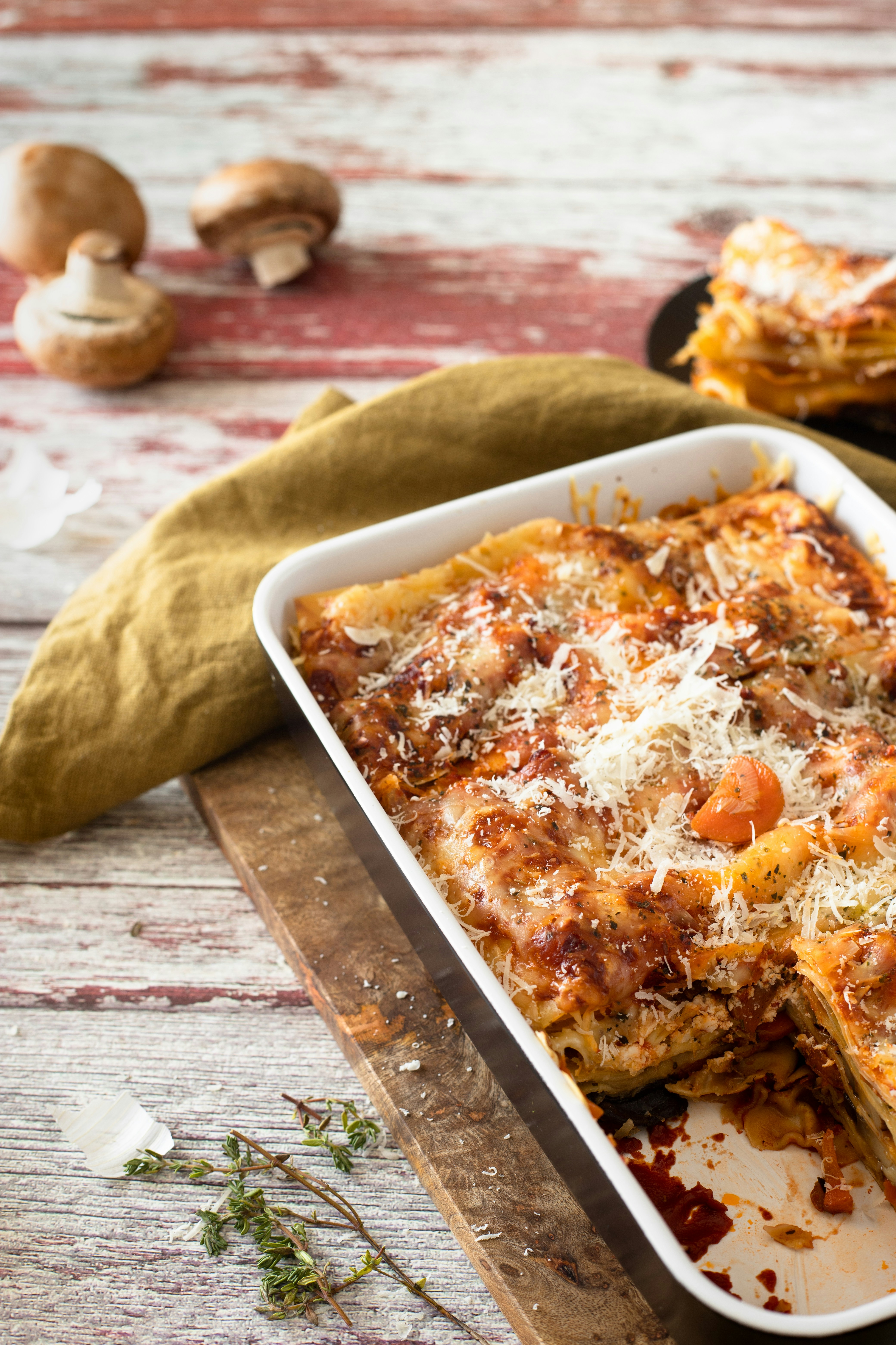 Lasagne con verdure estive, senza glutine e biologiche
